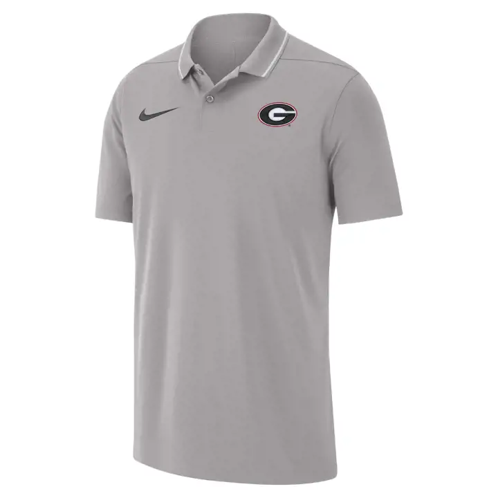 GEORGIA BULLDOGS NCAA Polo d'entraîneur DF 23 GRIS