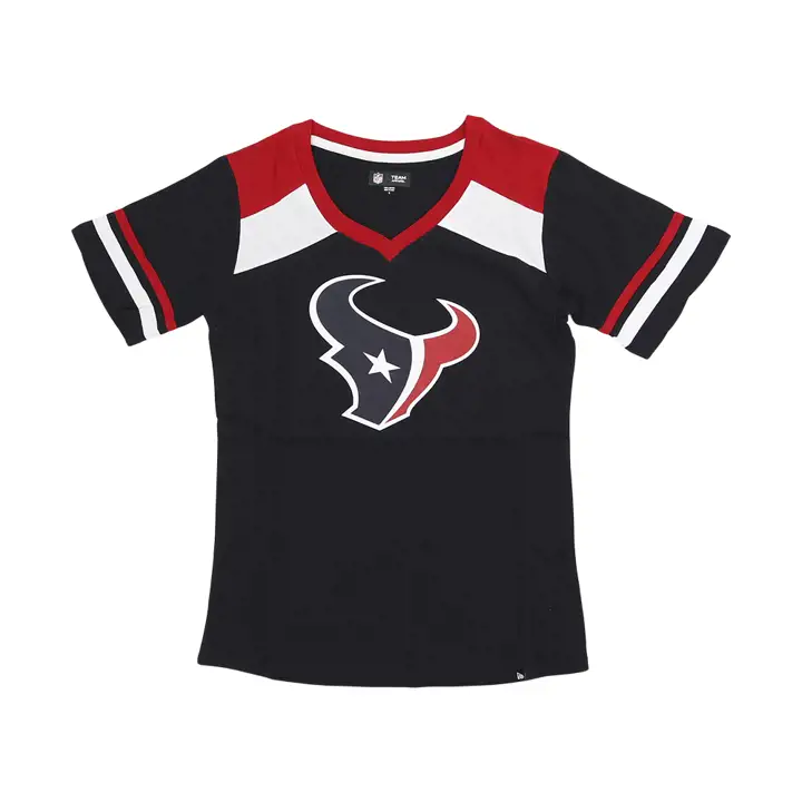 T-shirt en jersey bi-matière Houston Texans NFL pour femme 23 marine