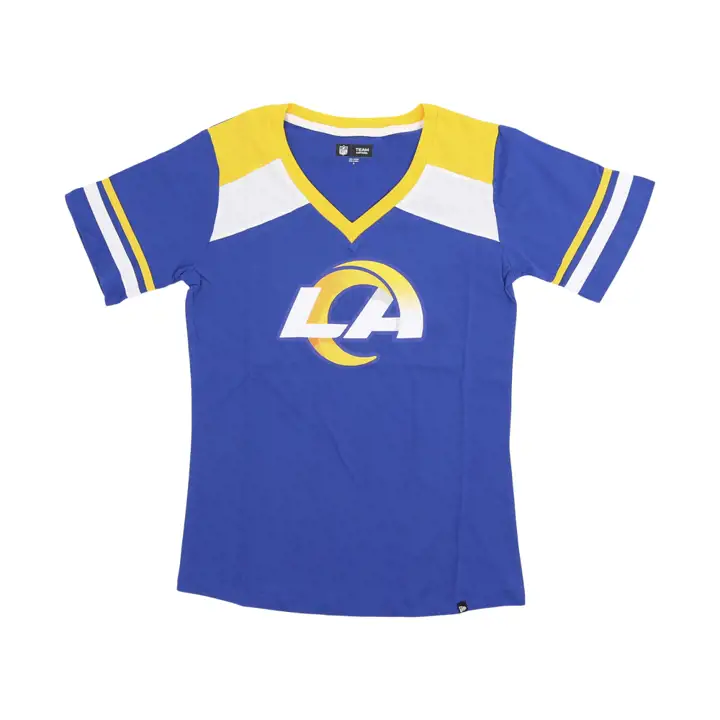 T-shirt maillot femme bi-matière NFL Los Angeles Rams 23 lbl
