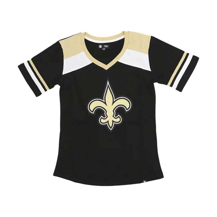 T-shirt femme bi-matière New Orleans Saints NFL 23 noir