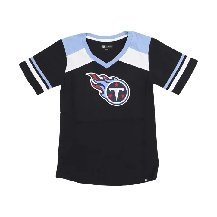 T-shirt en jersey femme bi-mélange NFL Tennessee Titans 23 bleu foncé
