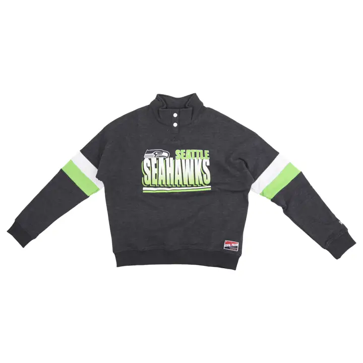 Polaire à col montant pour femme NFL Seattle Seahawks 23 bleu foncé