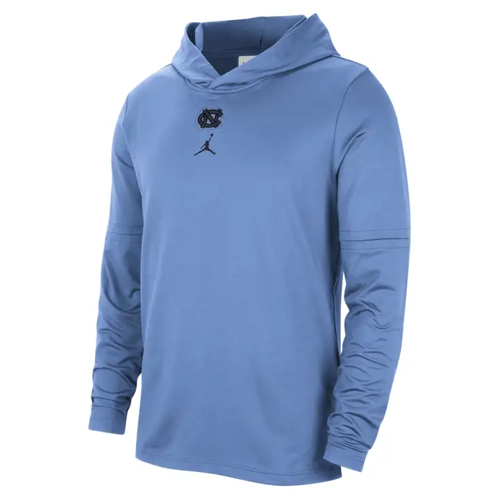 NORTH CAROLINA TAR HEELS SWEAT À CAPUCHE JOUEUR NCAA PO 23 BLEU