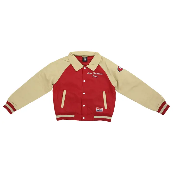 Veste rétro rouge NFL pour femme San Francisco 49ers 23