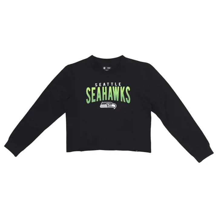 T-shirt court à manches longues NFL Seattle Seahawks pour femme 23 dkbl