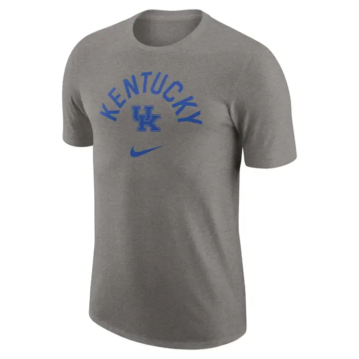 KENTUCKY WILDCATS NCAA T-SHIRT COL RAS DU COU CAMPUS 23 GRIS H.