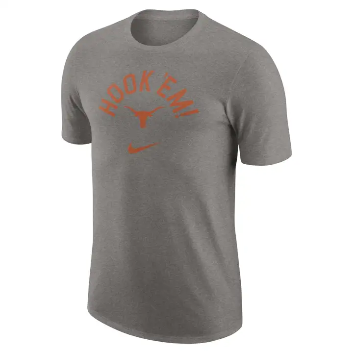 TEXAS LONGHORNS NCAA CAMPUS CREW T-SHIRT 23 GRIS CLAIR