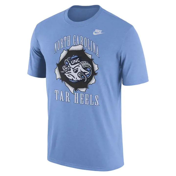 T-SHIRT BLEU NORTH CAROLINA TAR HEELS NCAA RENTRÉE DES CLASSES 23
