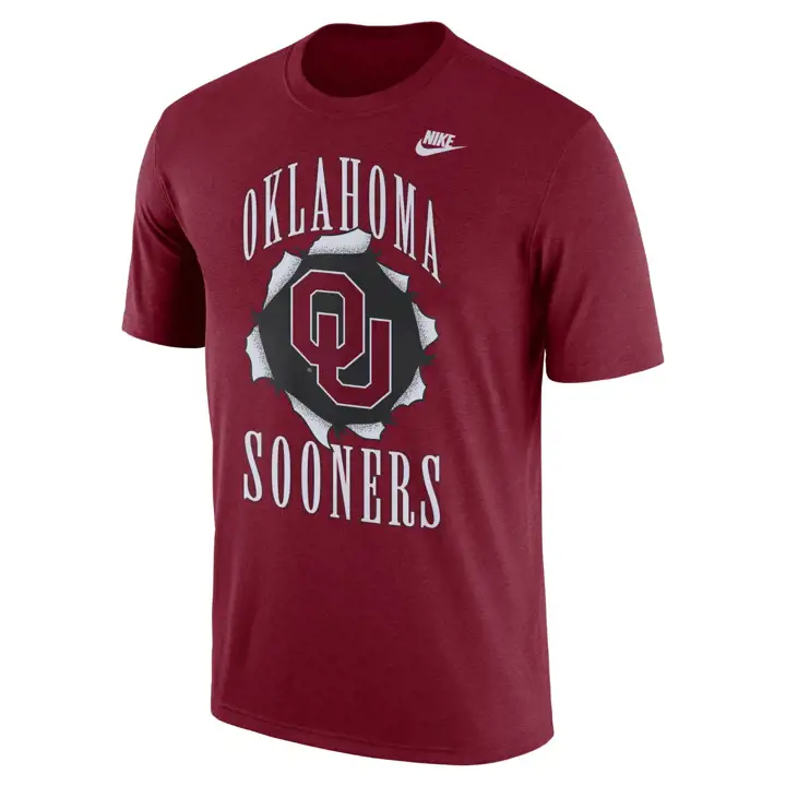 T-SHIRT DE RENTRÉE OKLAHOMA SOONERS NCAA 23 CRIMSON