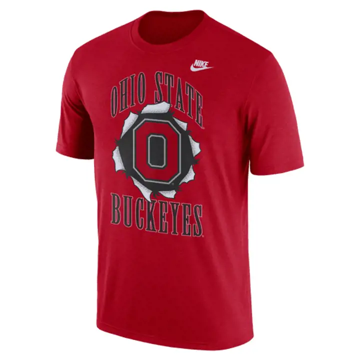 T-SHIRT ROUGE OHIO STATE BUCKEYES NCAA RENTRÉE SCOLAIRE 23