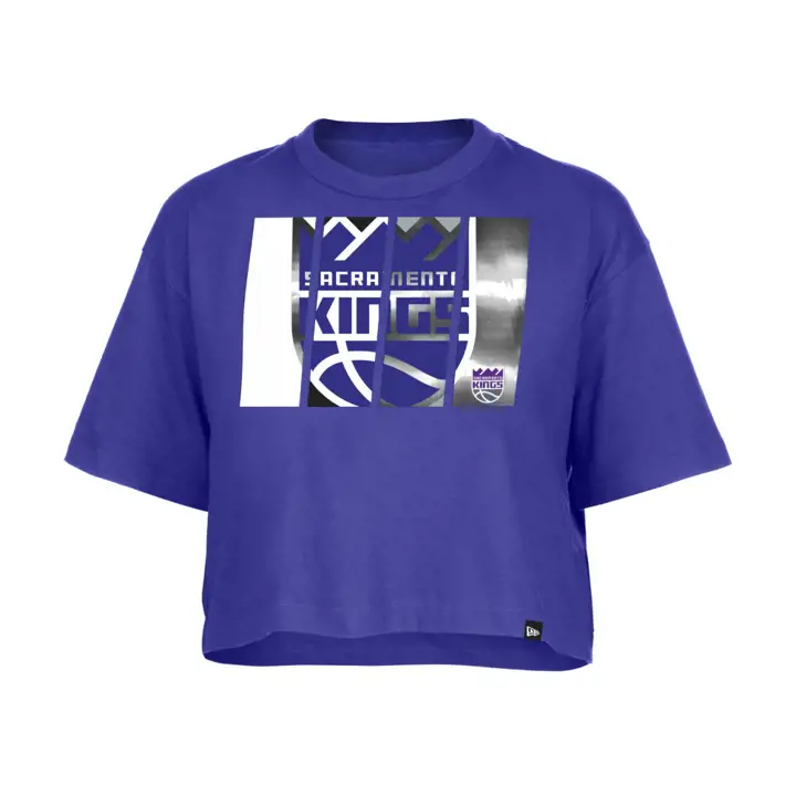 T-shirt court ample pour femme Sacramento Kings NBA 23 gris