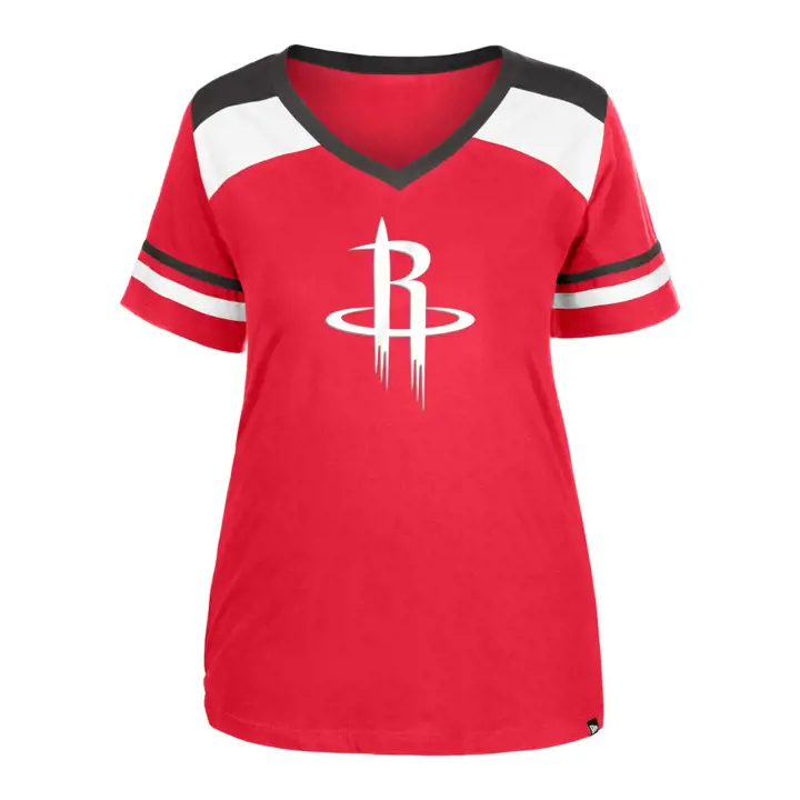 T-shirt bicolore femme Houston Rockets NBA 23 rouge
