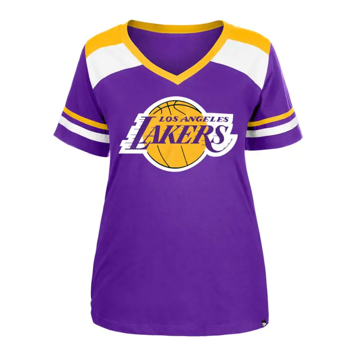 T-shirt bi-matière NBA Los Angeles Lakers pour femme 23 pur