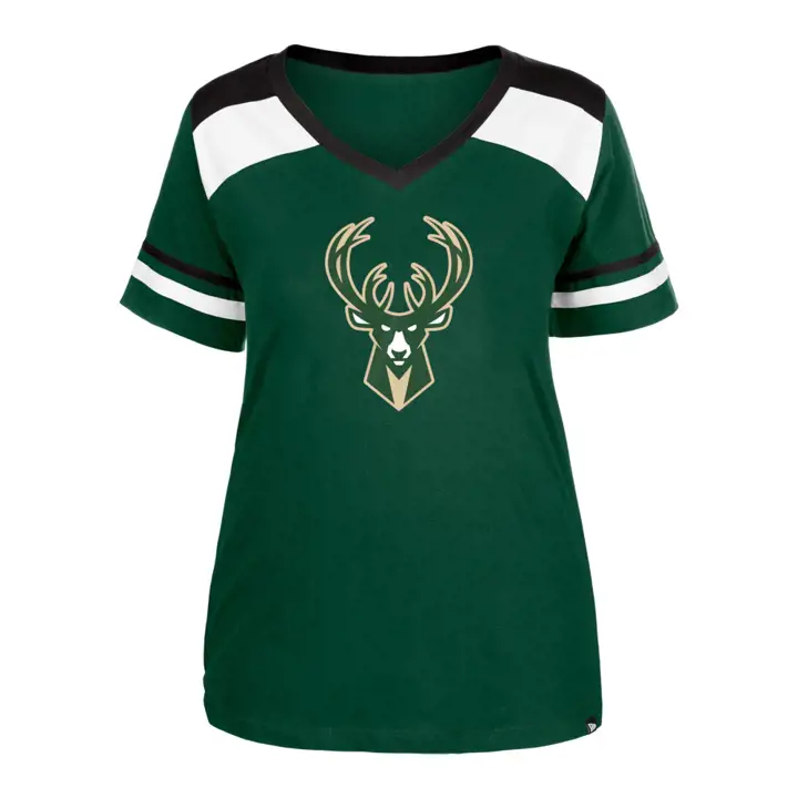 T-shirt Femme Milwaukee Bucks NBA Bi-blend 23 vert foncé
