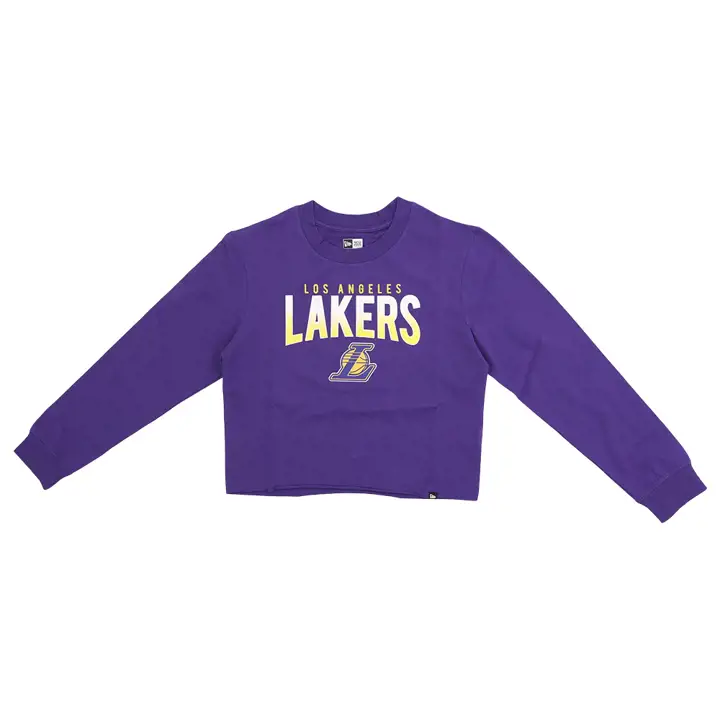 T-shirt court à manches longues NBA Los Angeles Lakers Femme 23 violet