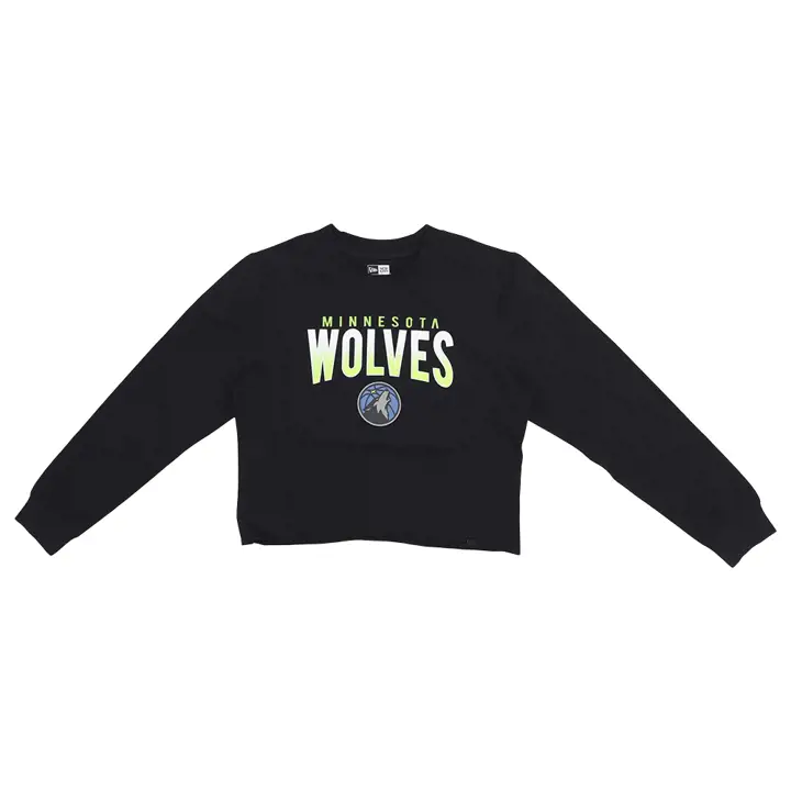 T-shirt court à manches longues NBA Minnesota Timberwolves pour femme 23 dkbl
