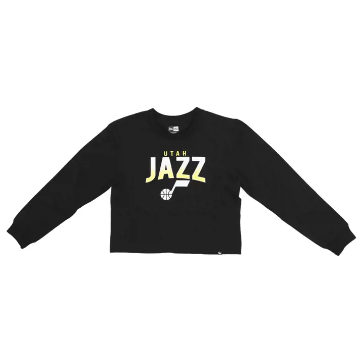 T-shirt crop femme NBA Utah Jazz 23 noir