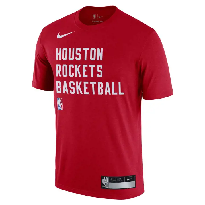 T-SHIRT D'ENTRAÎNEMENT ROUGE LÉGENDE DES HOUSTON ROCKETS NBA
