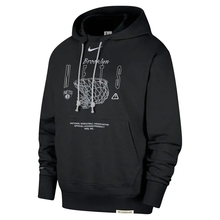 Sweat à capuche Brooklyn Nets NBA Standard Issue CTS BLK