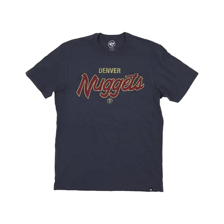 T-shirt bleu marine Franklin DENVER NUGGETS NBA Crosstown Script