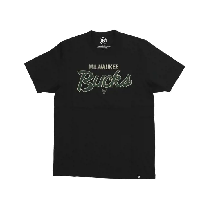 T-shirt Franklin MILWAUKEE BUCKS NBA Crosstown Script noir