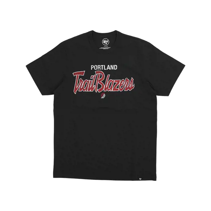 T-shirt Franklin à motif Portland Trail Blazers NBA Crosstown blk