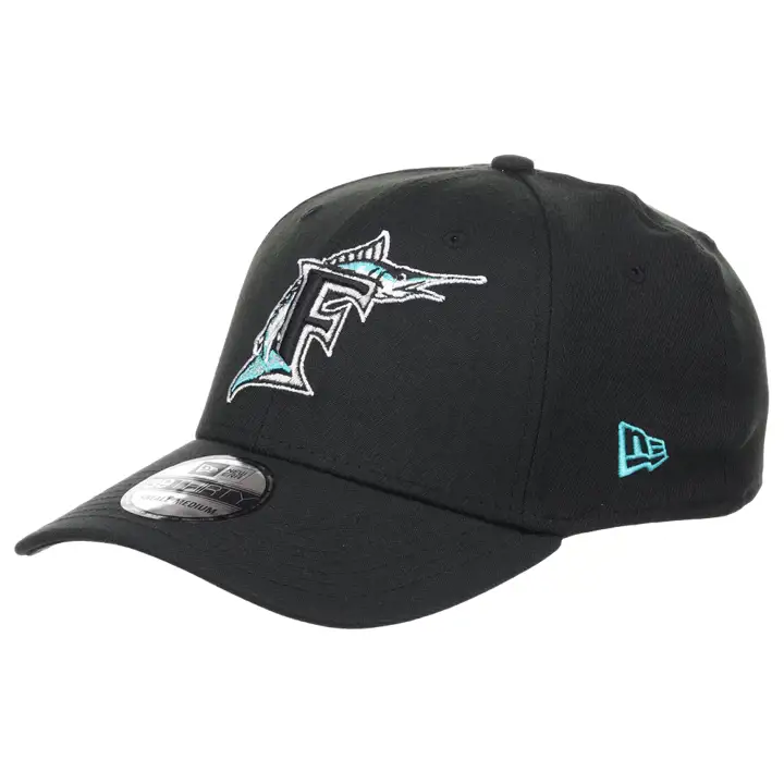 Miami Marlins MLB COOP POLY 39THIRTY noir/ turquoise