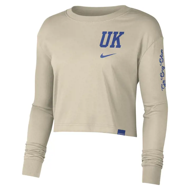 Kentucky Wildcats NCAA WOMEN'S JR VARSITY LS 23 Naturel