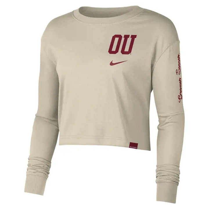 OKLAHOMA SOONERS NCAA FEMMES JUNIOR VARSITY ML 23 CRÈME