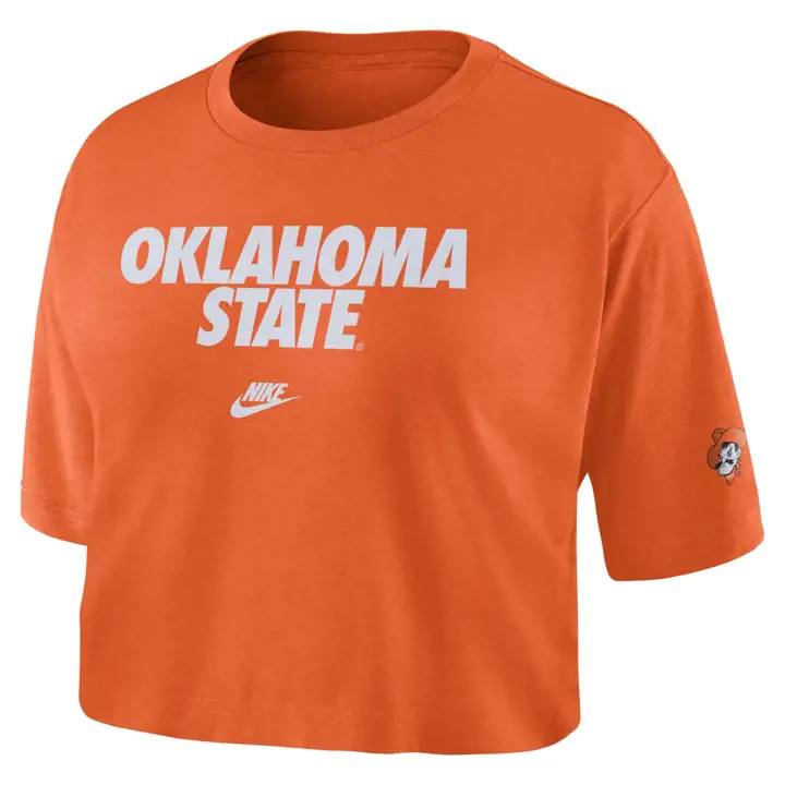 OKLAHOMA STATE COWBOYS NCAA FEMME LEGACY CROP TOP 23 ORG