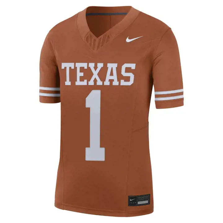 Maillot de football en édition limitée NCAA Texas Longhorns TEX ORG