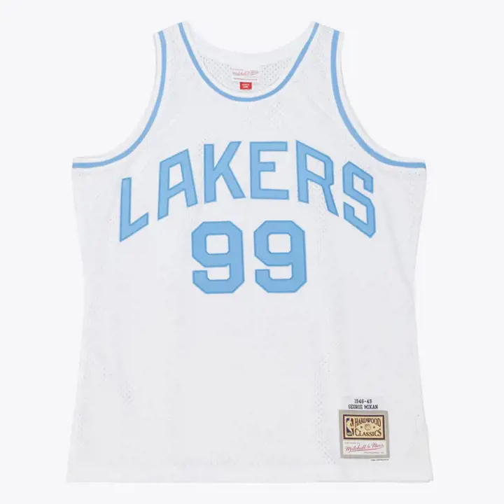 MIN LAKERS NBA M&N Maillot Swingman BLANC