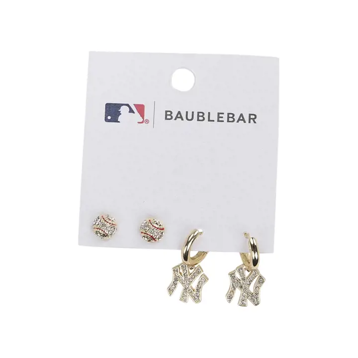 New York Yankees Ensembles de Boucles d'Oreilles Assorties gl