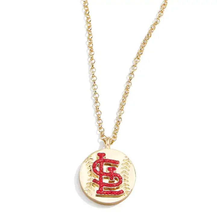 Collier pendentif baseball Saint Louis Cardinals