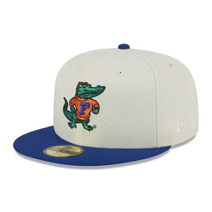 Casquette 59FIFTY Florida Gators NCAA Elite Eight ivoire/bleu/gris