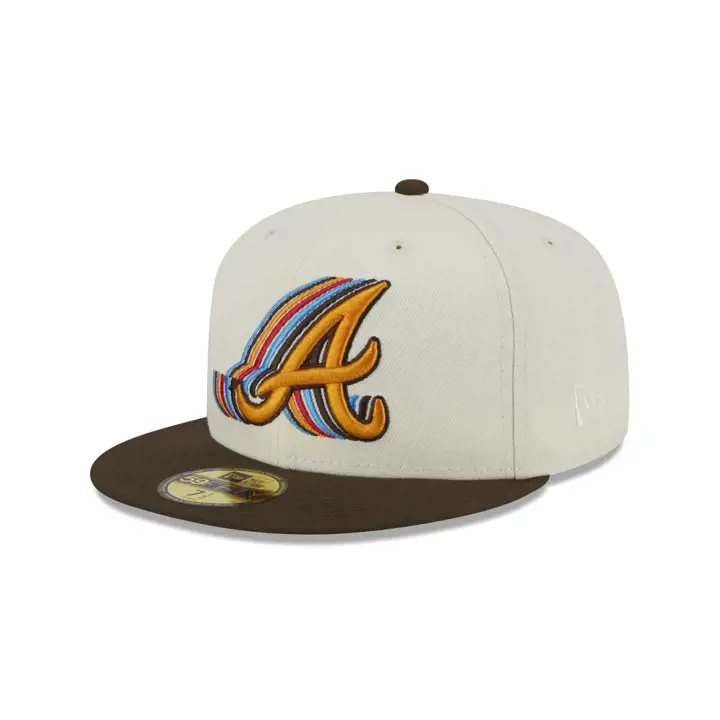 Atlanta Braves MLB Chouette 59FIFTY ivo/brn/bleu