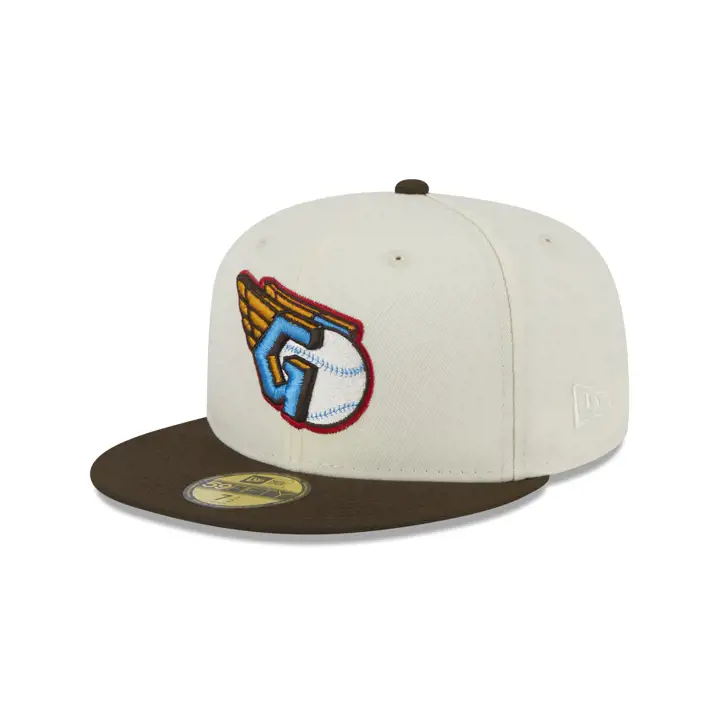 Casquette Cleveland Guardians MLB Owl 59FIFTY ivoire/marron/bleu