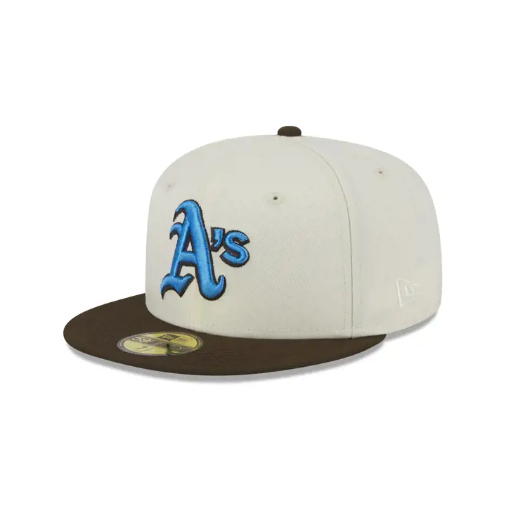 Casquette Oakland Athletics MLB Owl 59FIFTY ivoire/marron/bleu