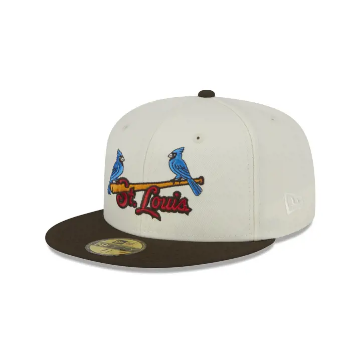 Casquette 59FIFTY MLB St. Louis Cardinals hibou ivoire/marron/bleu