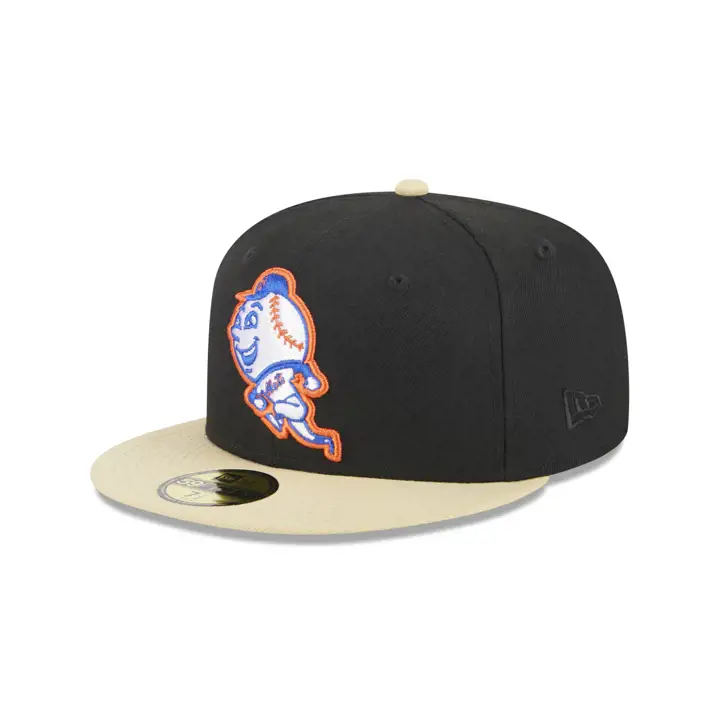 New York Mets MLB Vegas Night 59FIFTY blk/veg gld/gry
