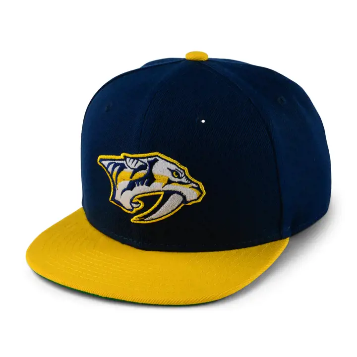 Nashville Predators NHL Jeunes Core Snap MARINE/JAUNE