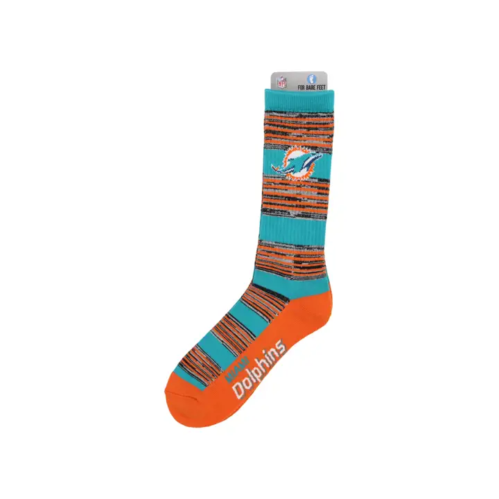 Haut à manches longues Miami Dolphins RMC Multistripe Crew