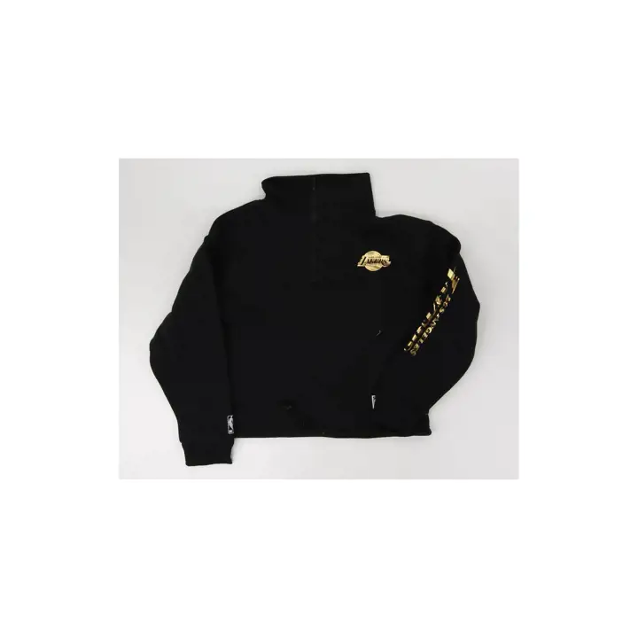 Los Angeles Lakers NBA Lindsey Foil 1/4 Zip noir
