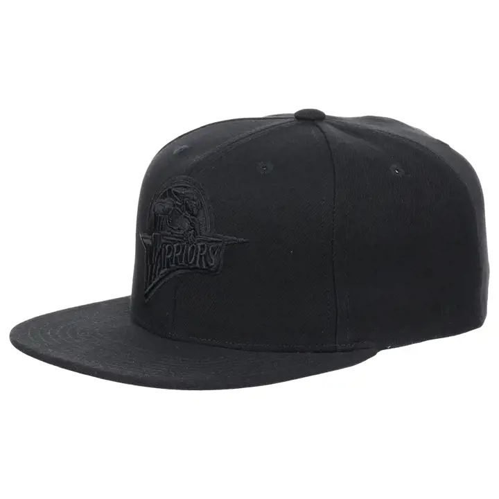 WARRIORS NBA Casquette Snapback Noire blc/blc/blc