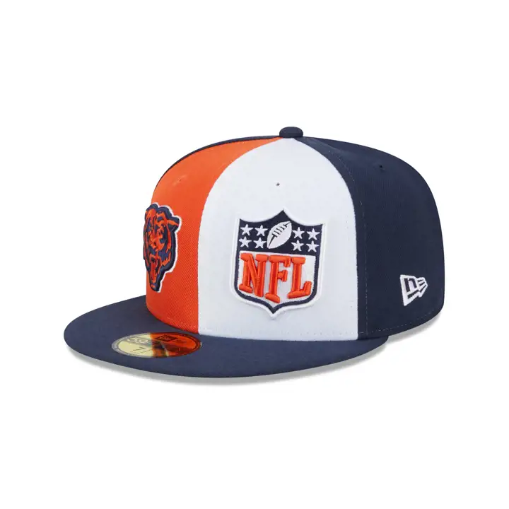 Chicago Bears 23 NFL OF Sideline 59FIFTY ORG/BLC/NAVY