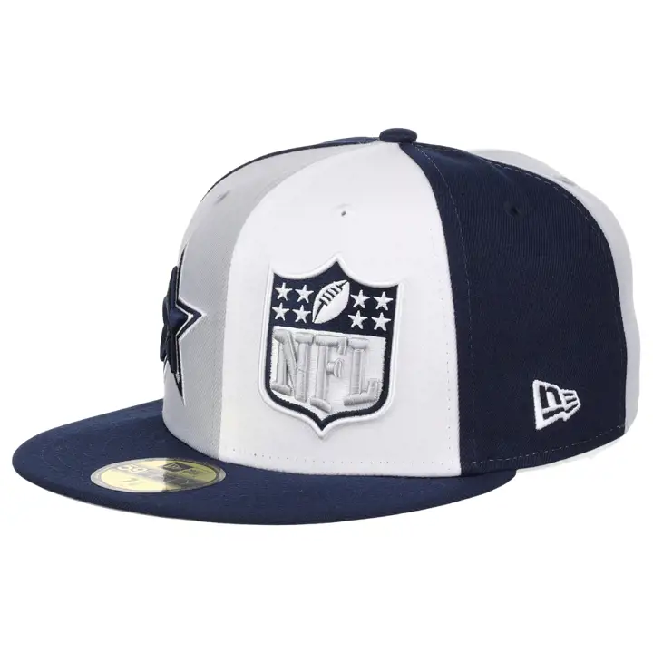 Dallas Cowboys 23 NFL OF Bord de terrain 59FIFTY GRIS/BLANC/BLEU MARINE