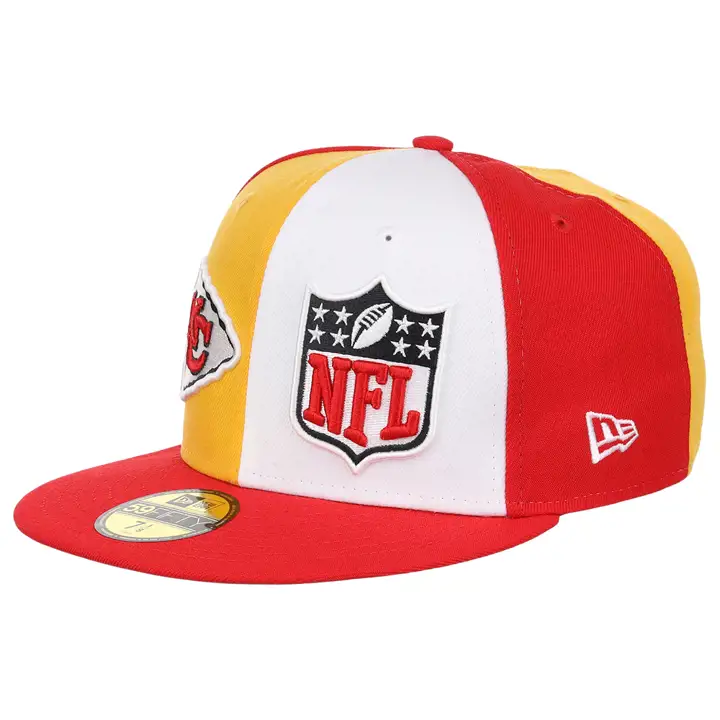 Kansas City Chiefs 23 NFL OF Sideline 59FIFTY GL/WHT/RED