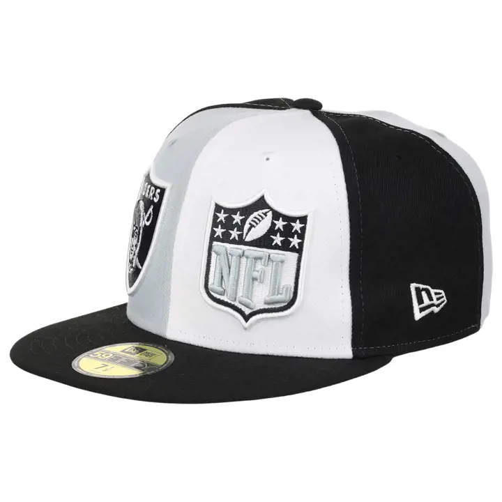 Las Vegas Raiders 23 NFL OF Sideline 59FIFTY GRY/WHT/BLK