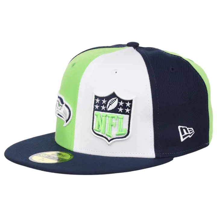 Seattle Seahawks 23 NFL OF Sideline 59FIFTY LIME/WHT/NAVY