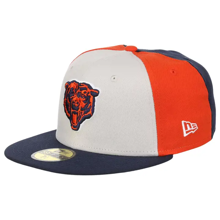 Chicago Bears 23 NFL OF Sideline Historic 59FIFTY STONE/NAVY